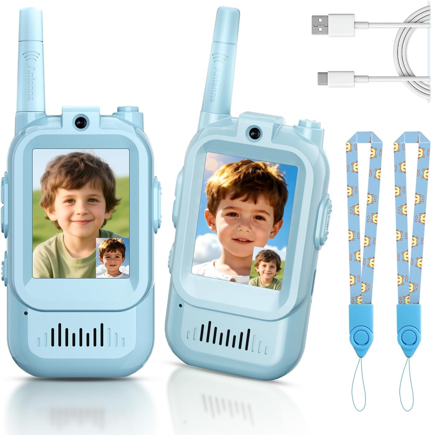 KidiTalkโข: HD Video Walkie Talkies (2-pack)