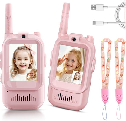 KidiTalk™: HD Video Walkie Talkies (2-pack)