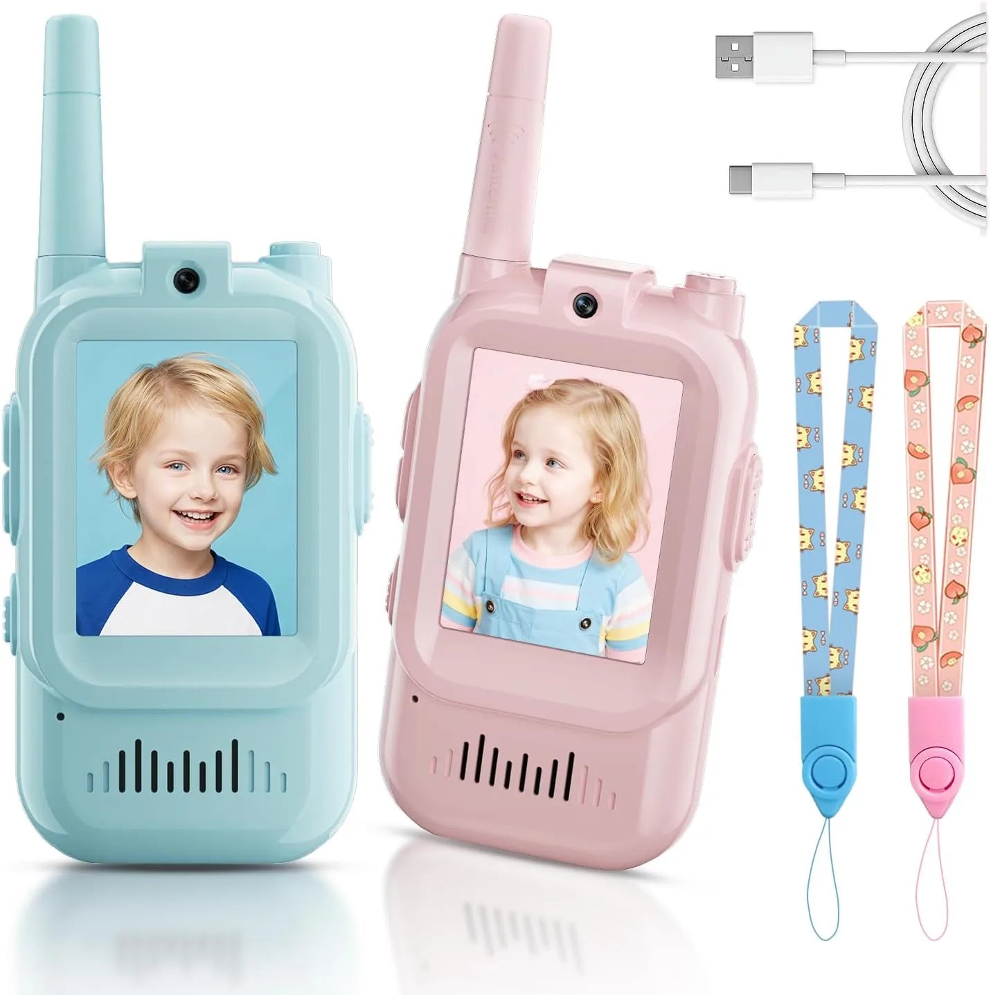 KidiTalk™: HD Video Walkie Talkies (2-pack)